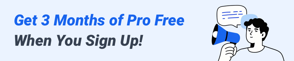 Free Three Months Promotion